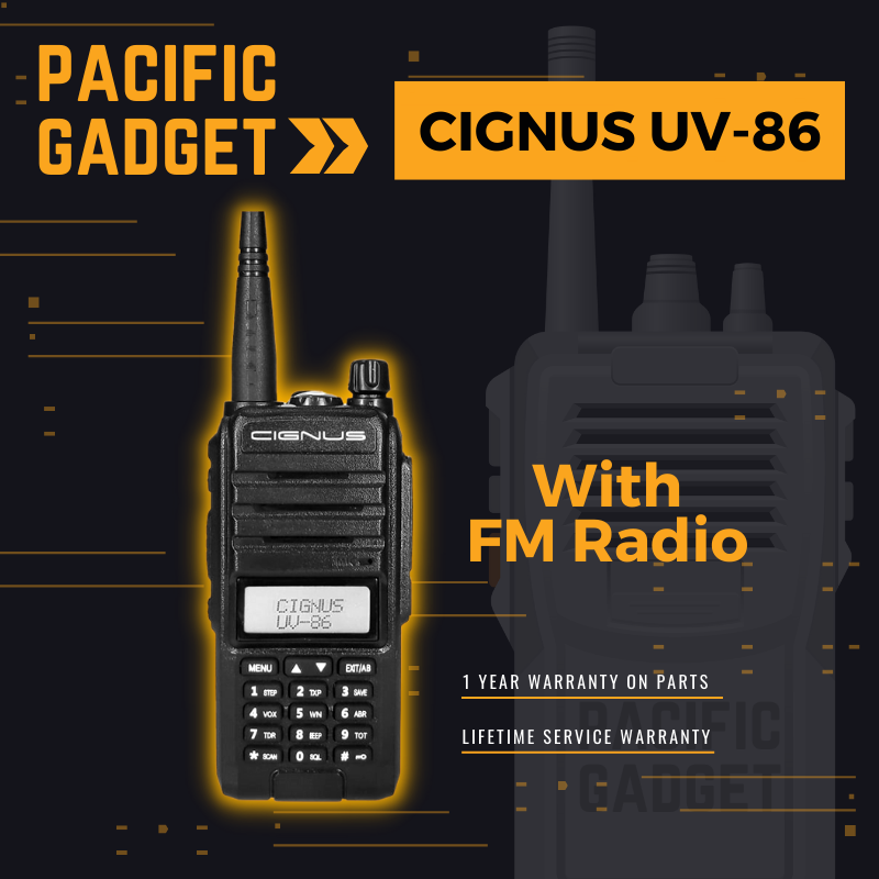 Cignus UV86 Dualband 5watts Two Way Radio Walkie Talkie Radio Lazada PH