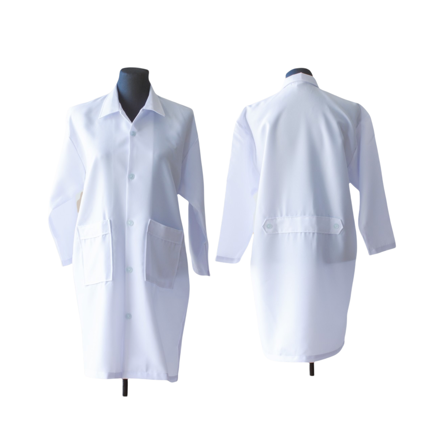 Labgown white unisex laboratory coat Katrina fabric | Lazada PH