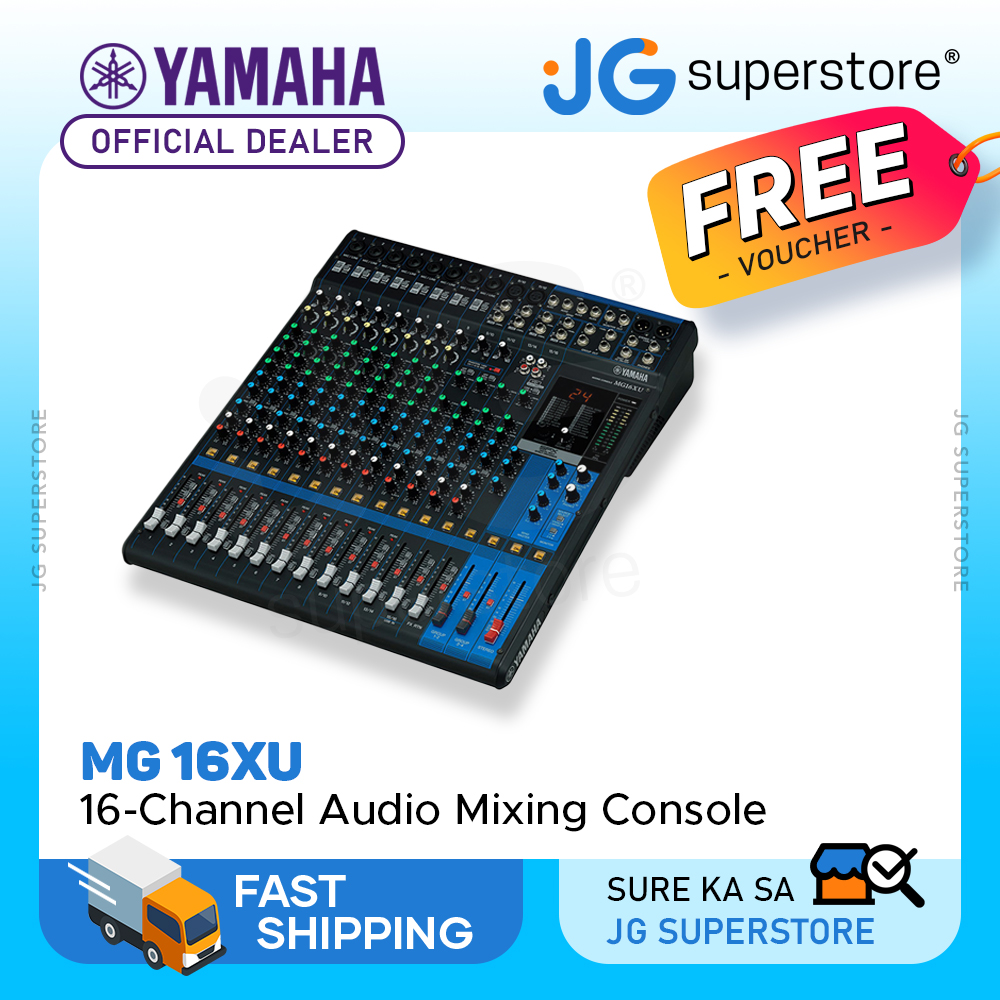 Yamaha MG16XU 16Channel Audio Mixer with 24 BuiltIn SPX Effects, 3