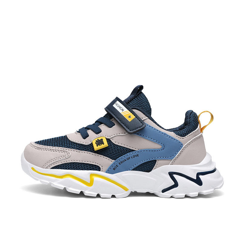 Spring Children's Sports Shoes Boys And Girls Student Running Shoes Korean New Style Single Shoes