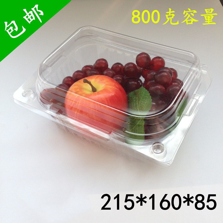 Transparent plastic packaging box fruit and vegetable tray platter strawberry fresh fruit
