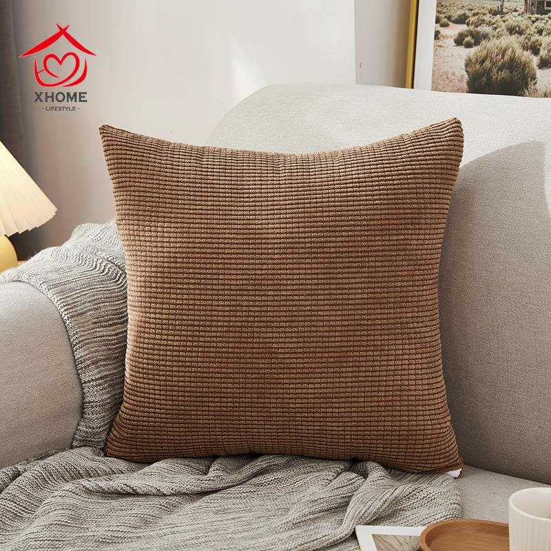 XHOME【PH stock】18inch thicken Sofa Pillow Cover Corn Wool Sofa Pillow