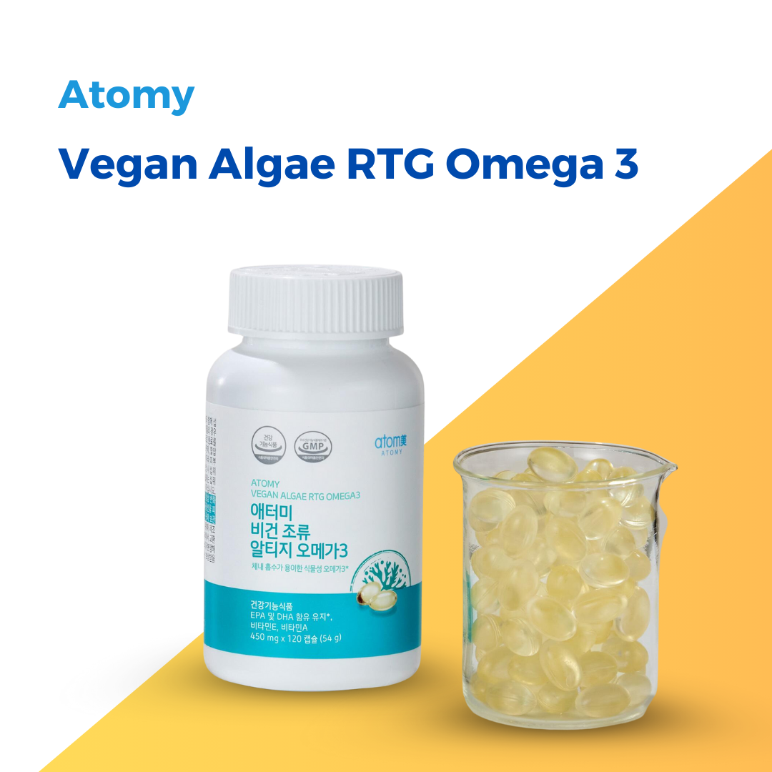 Atomy Vegan Algae RTG Omega 3 450mg x 120 capsules Lazada PH