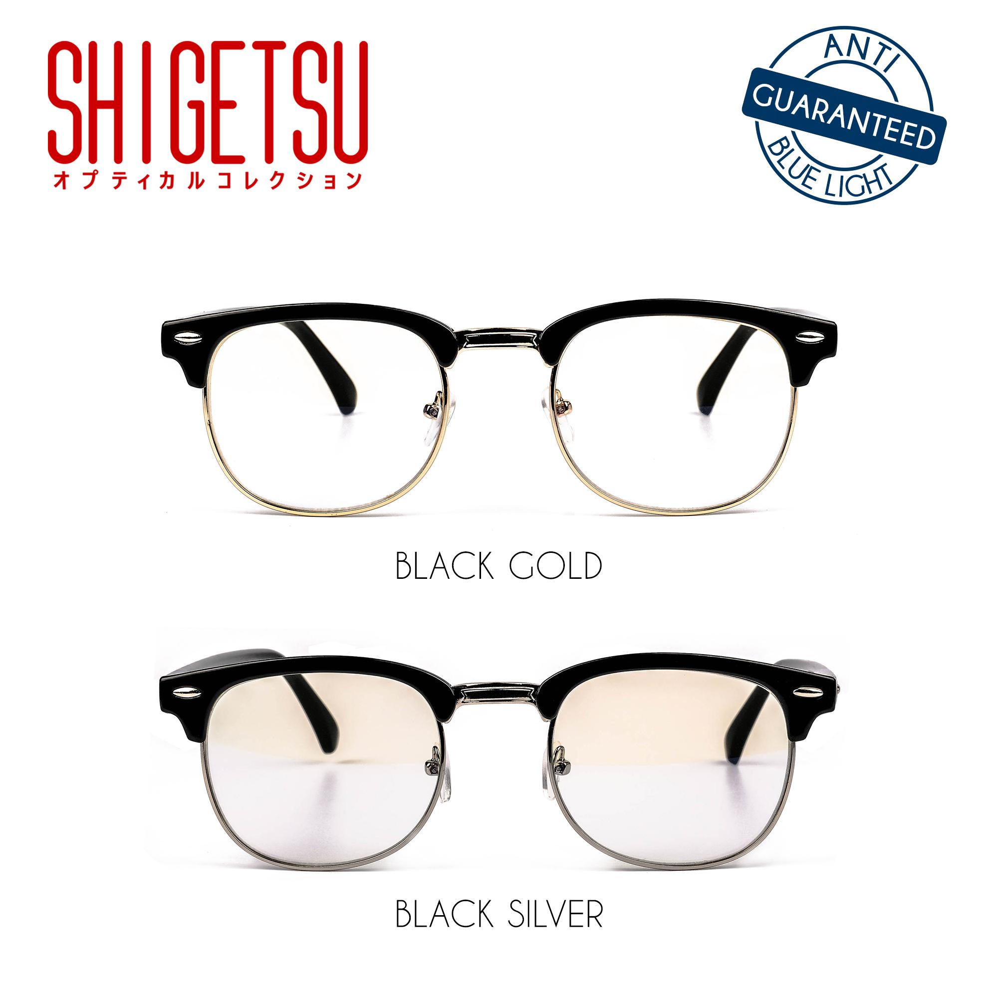 SHIGETSU KOMAKI Clubmaster Computer Anti Radiation / Bluelight Classic Minimalistic for Men eyewear collection