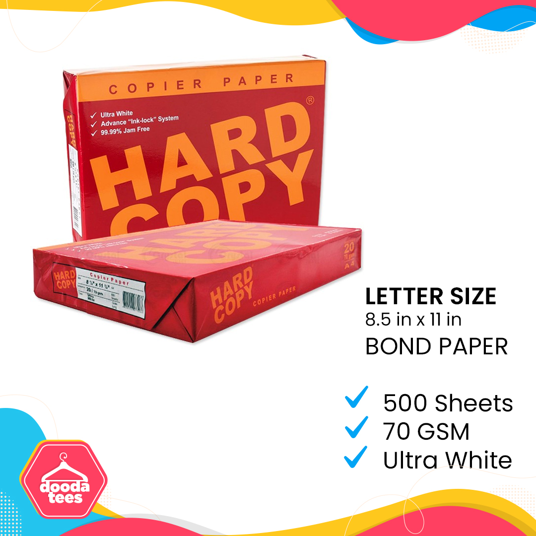 Hard Copy Letter Size Bond Paper Lazada PH