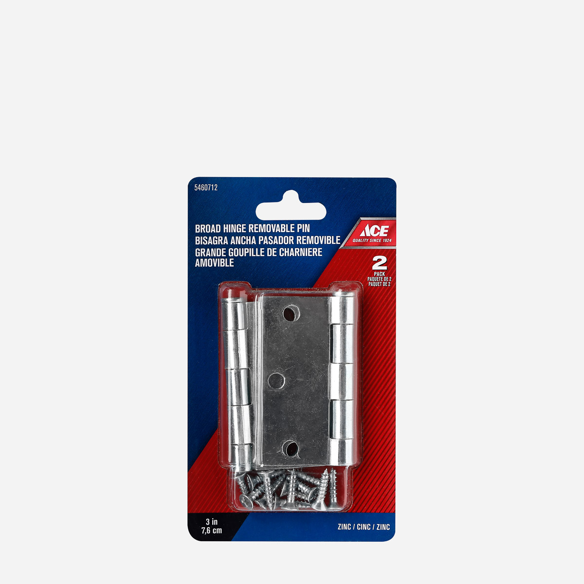 Ace Hardware 2Pack Broad Hinge Removable Pin 3in. Set Zinc Lazada PH