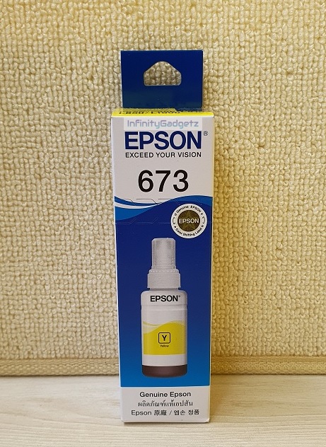 Genuine Epson 673 Ink Yellow Lazada Ph