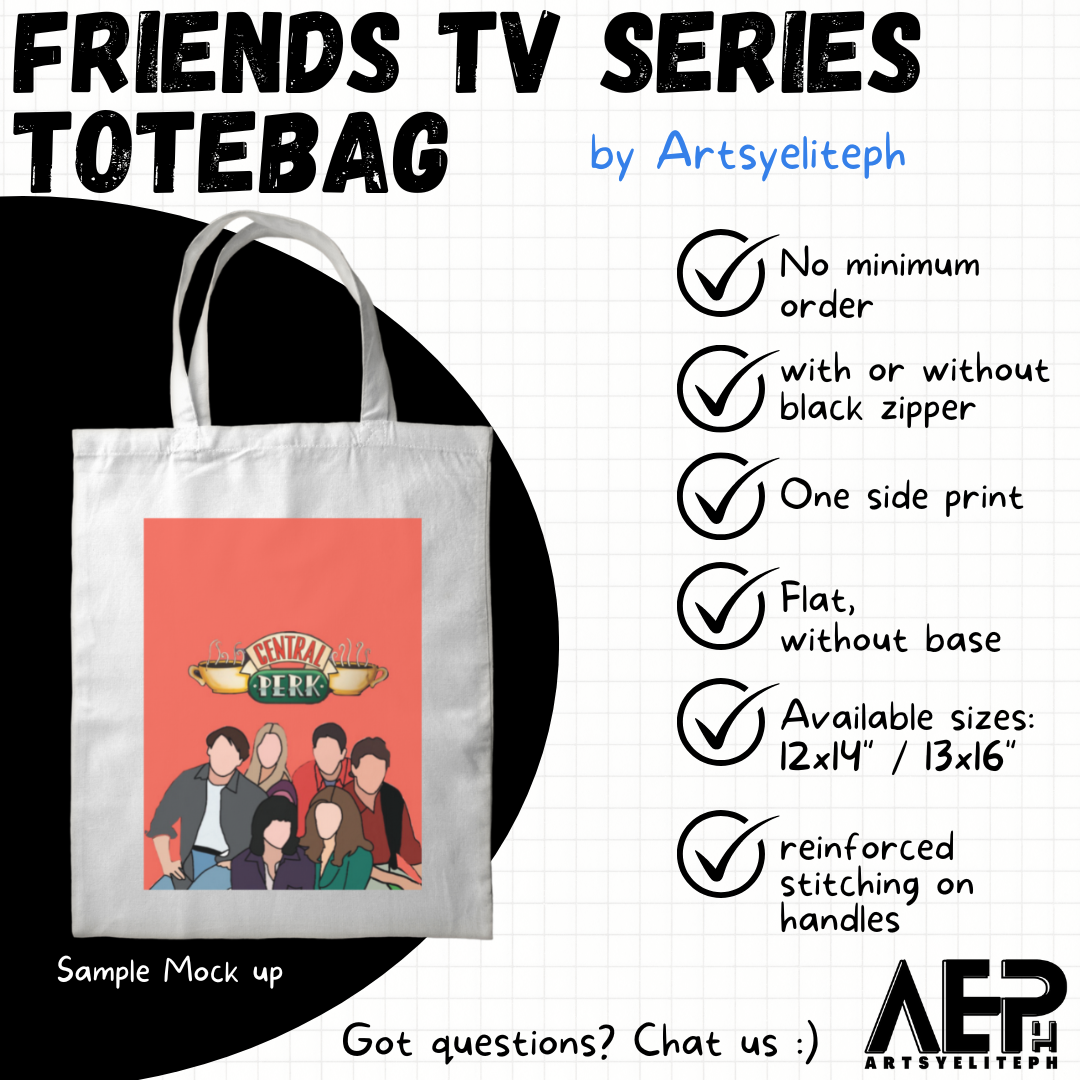 Friends tv show tote bag hot sale