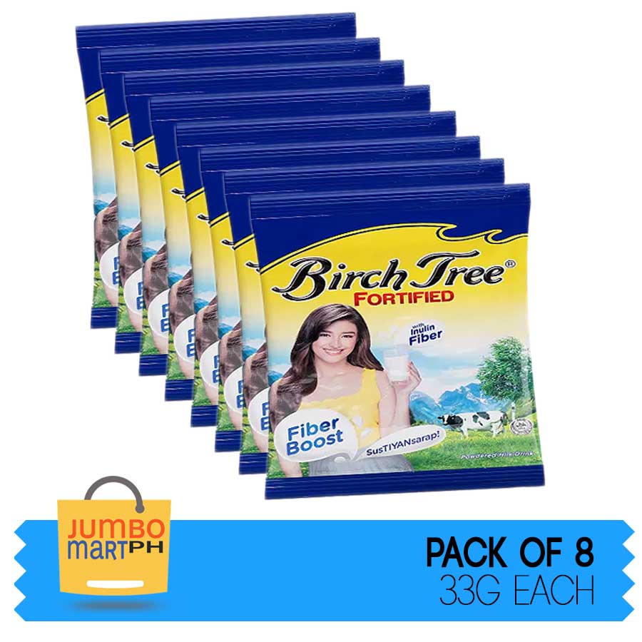 BIRCH TREE FORTIFIED POWDERED MILK 33G PACK OF ubicaciondepersonas