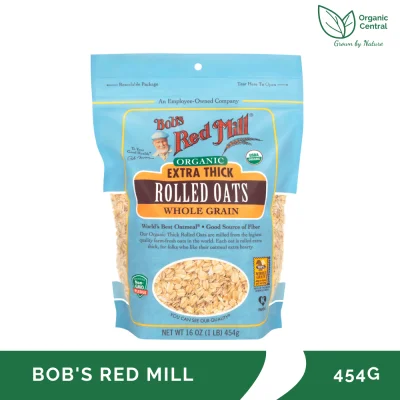 Bob's Red Mill Organic Extra Thick Rolled Oats 454g