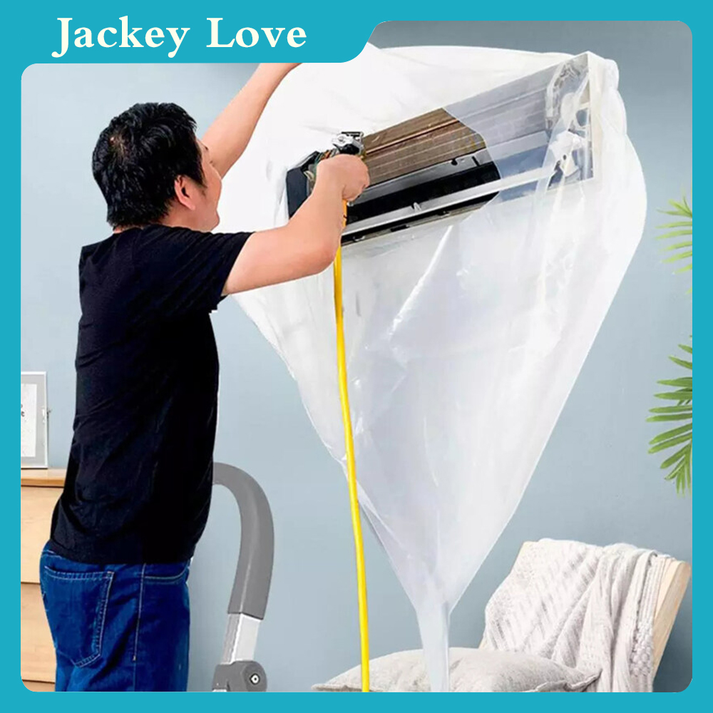 Aircon Cleaner Bag With Drain Outlet Waterproof Air Conditioner Washing Cover Aircond Cleaning 7212