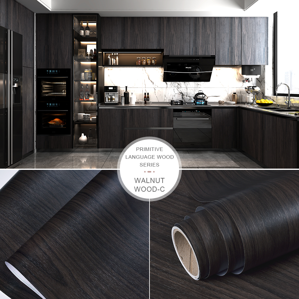 Wood Contact Paper Peel and Stick Wood Wallpaper Self Adhesive Shelf