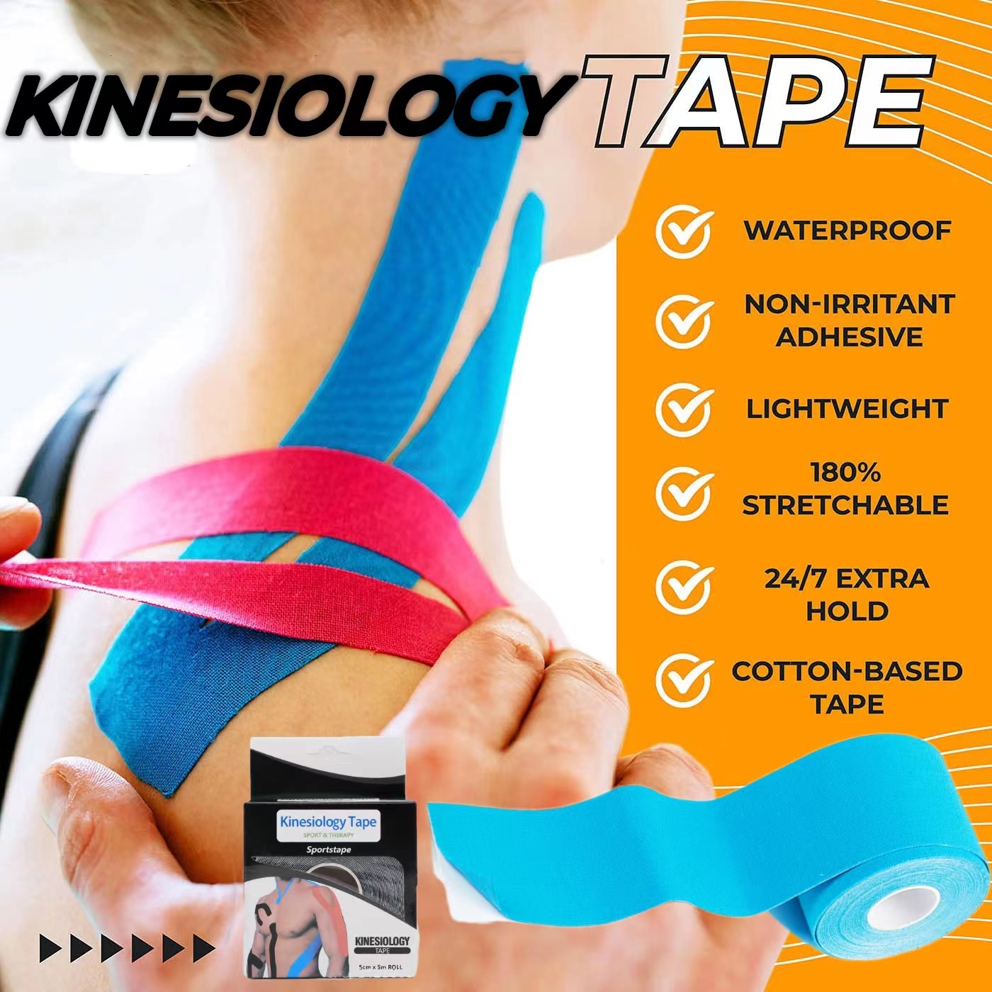 basketball knee tape
