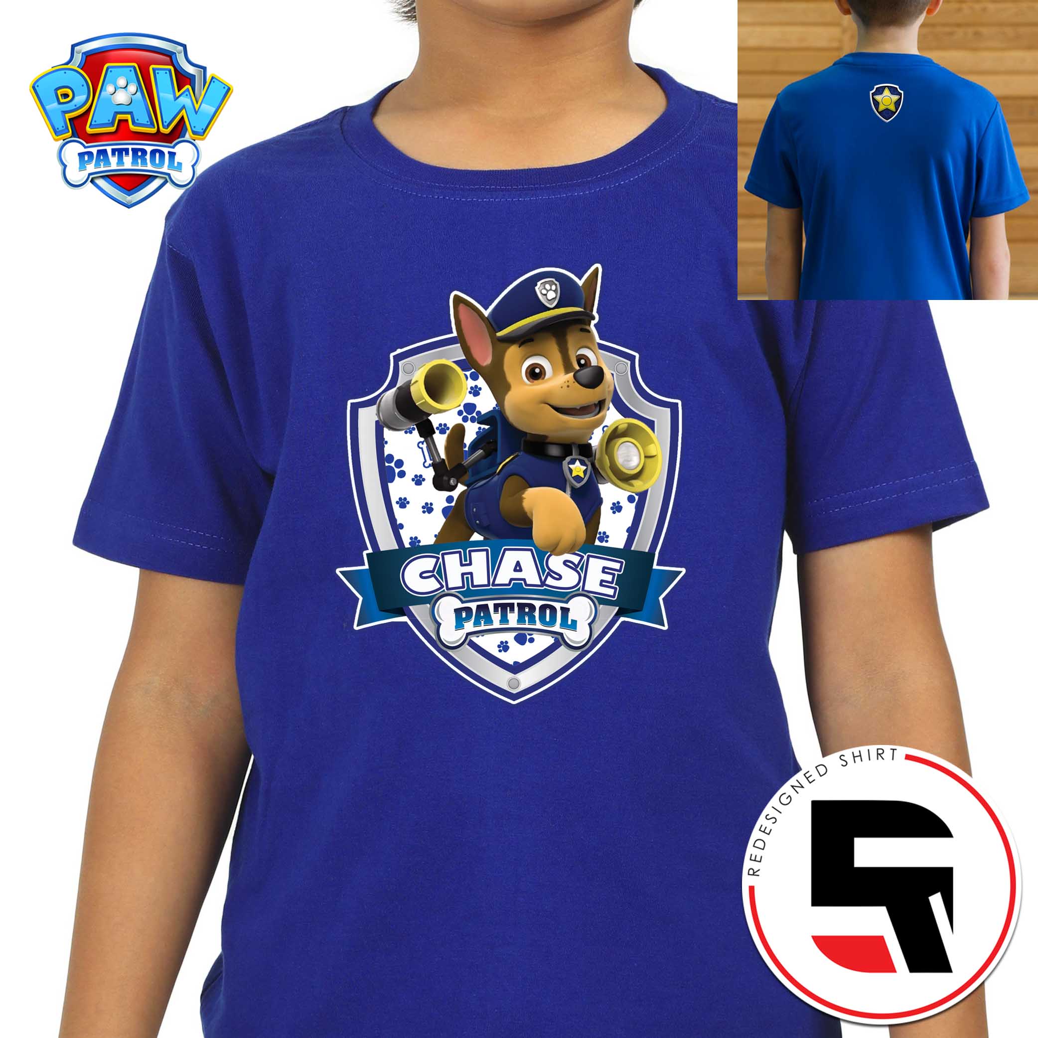 paw patrol chase shirt