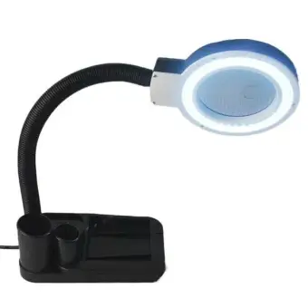 40 Led Magnifying Glass Desk Lamp With 5x 10x Magnifier Intl