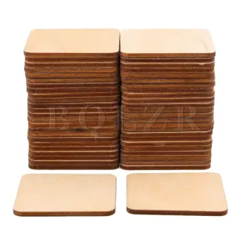 square wood pieces for crafts