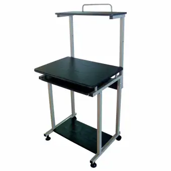 Act 468 Lcd Computer Table With Printer Stand And Sliding Drawer