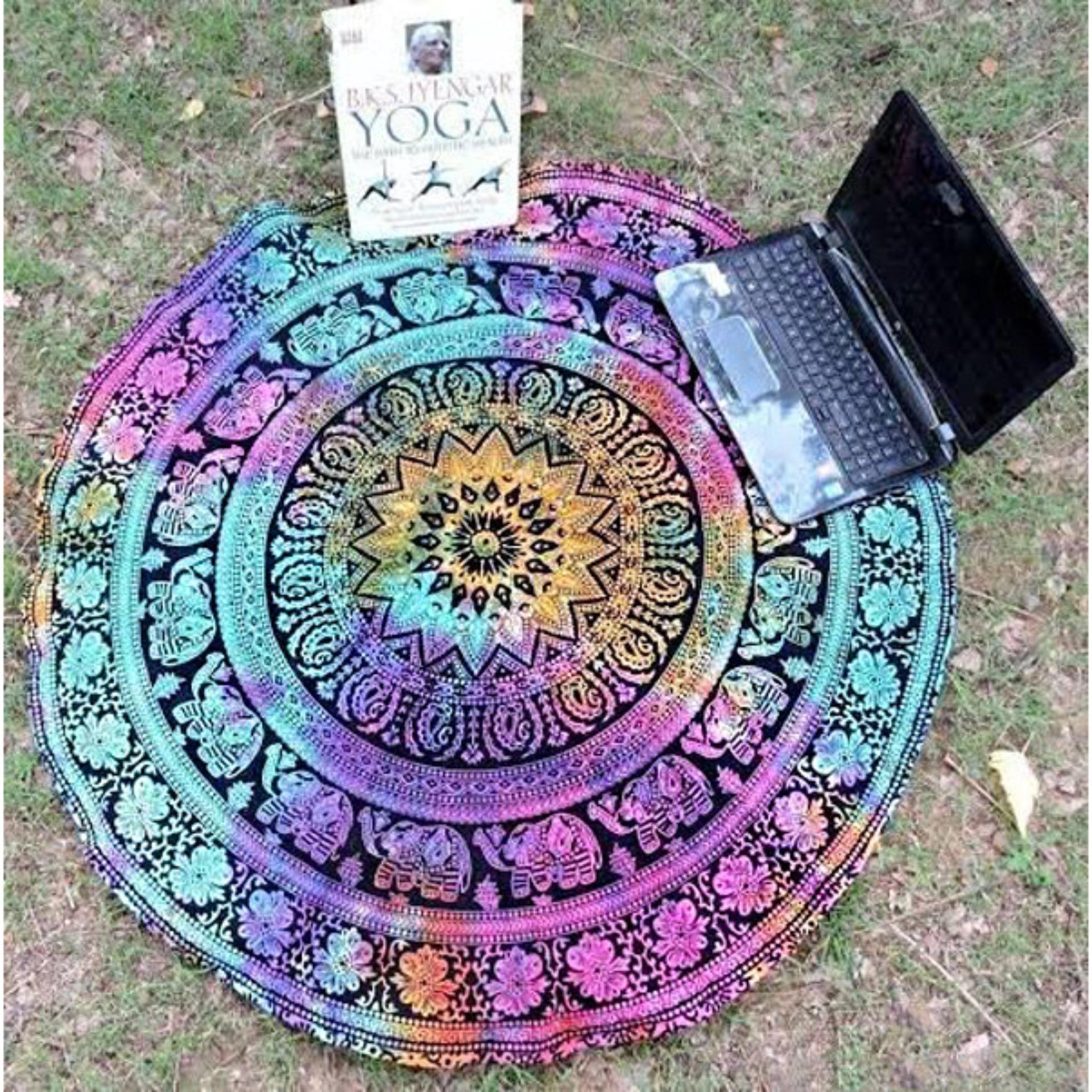 circle beach mat