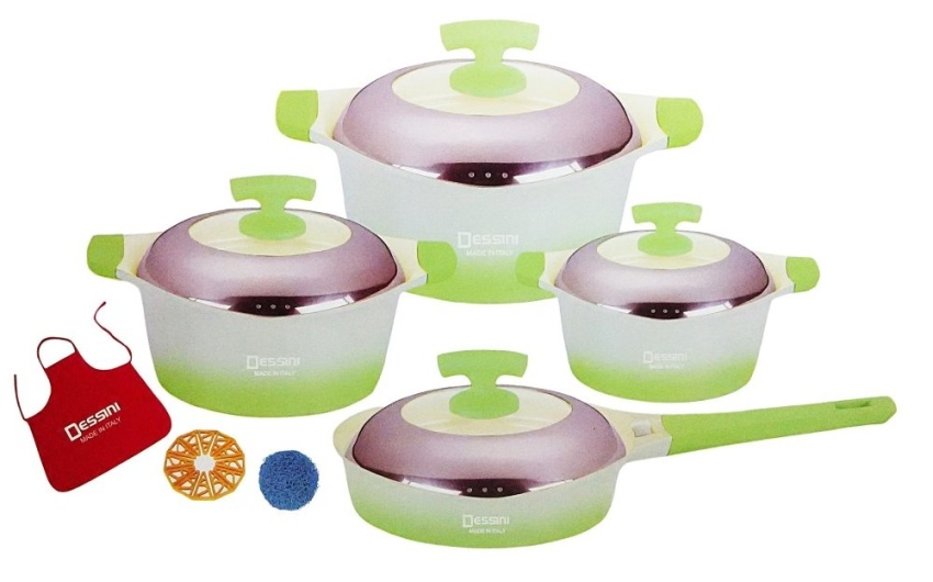 SOKANO Dessini Cookware Set of 11 (Green) Lazada PH