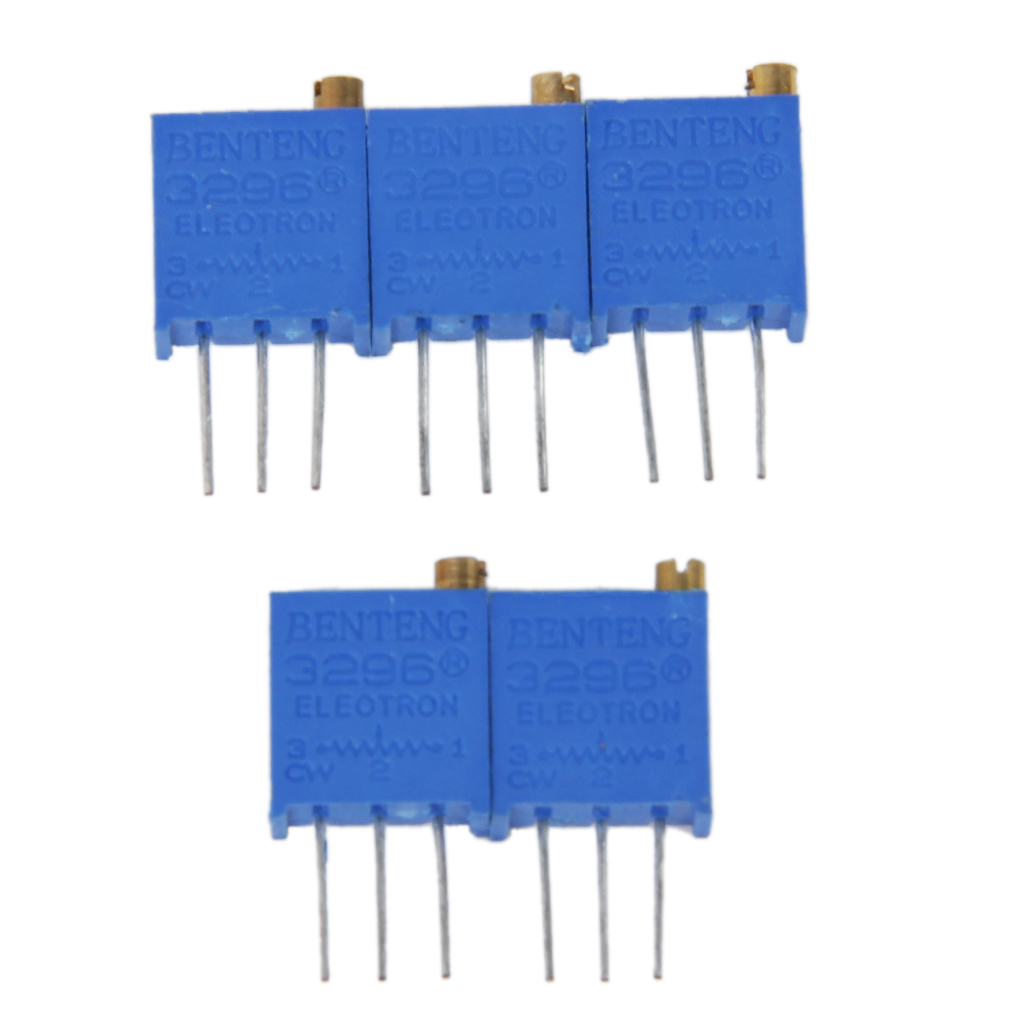 Five pcs 50K ohm 3296W503 Trimmer Trim Pot Potentiometers review and price