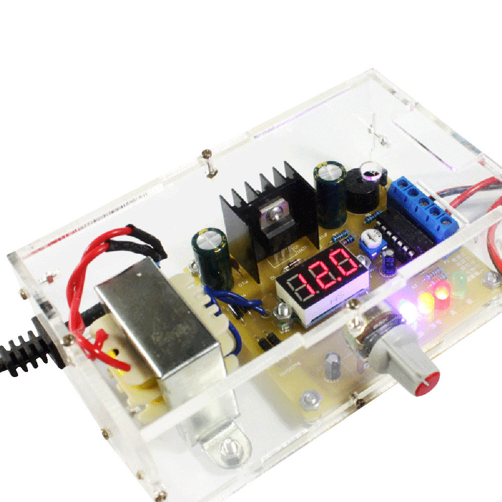 LM317 1.25V12V Continuously Adjustable Regulated Voltage Power Supply