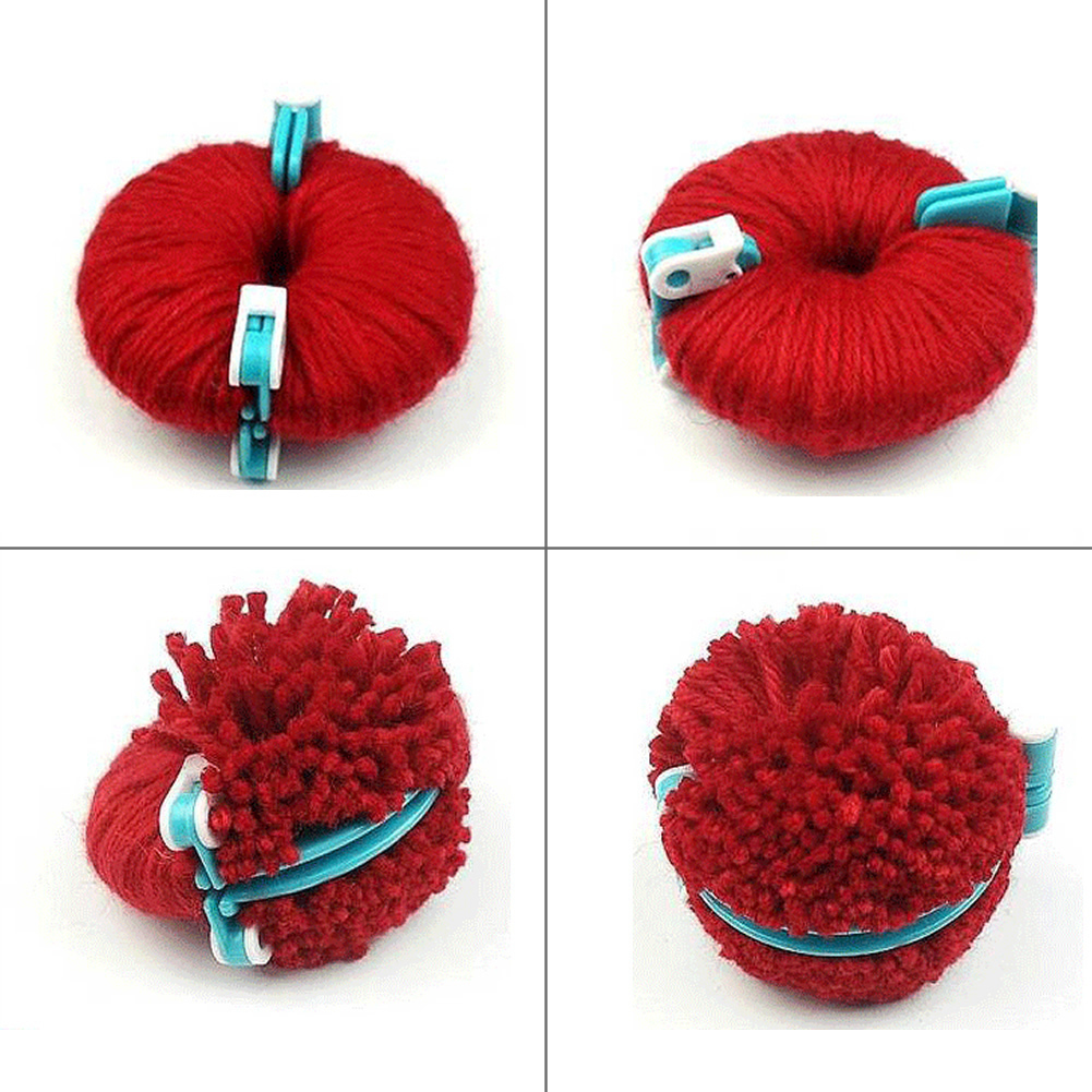 Pompom Maker Fluff Ball Weaver 4piece Set (Multicolor) (Intl) review