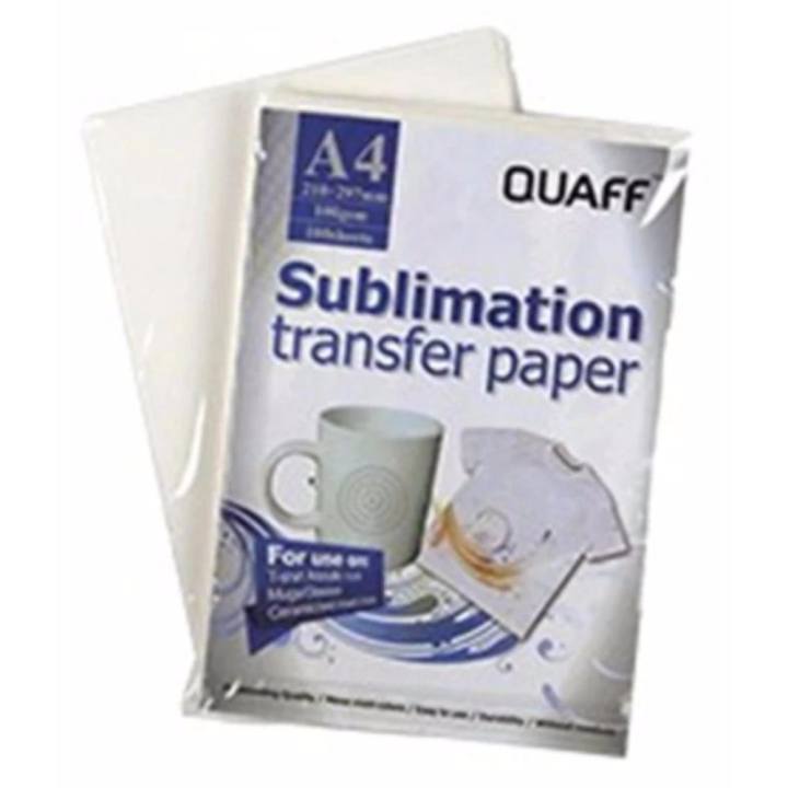 QUAFF A4 Sublimation Transfer Paper (100 sheets) Lazada PH