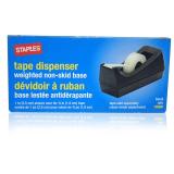 Staples Desktop Tape Dispenser, Black