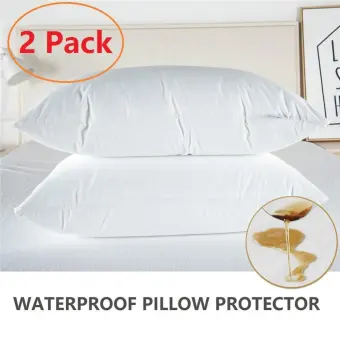 Waterproof Zippered Pillow Protector Bed Bug Proof Pillow Cover