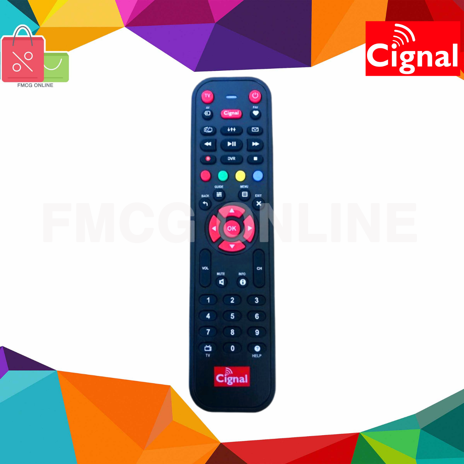 Cignal TV Digital TV Box Universal Remote Control
