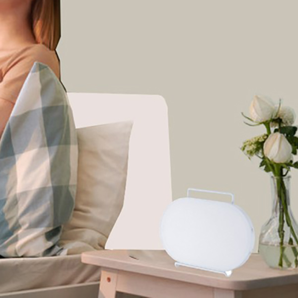 Bright White Light Therapy Lamp with 4 Adjustable Brightness, UVFree