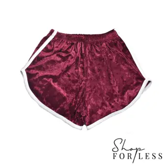 cheap velvet shorts