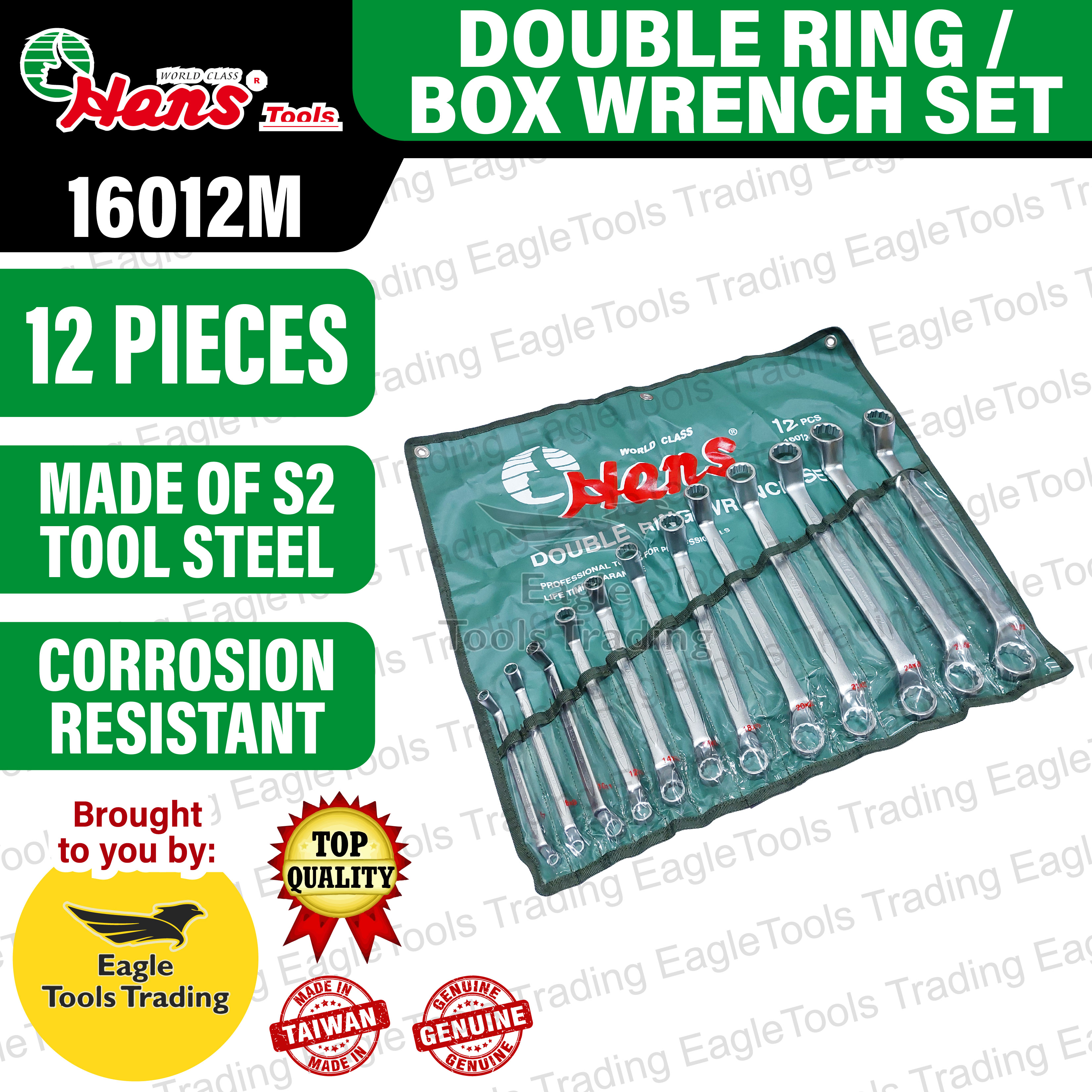 Hans Double Ring Wrench Set Box Wrench Set Pieces M Mm