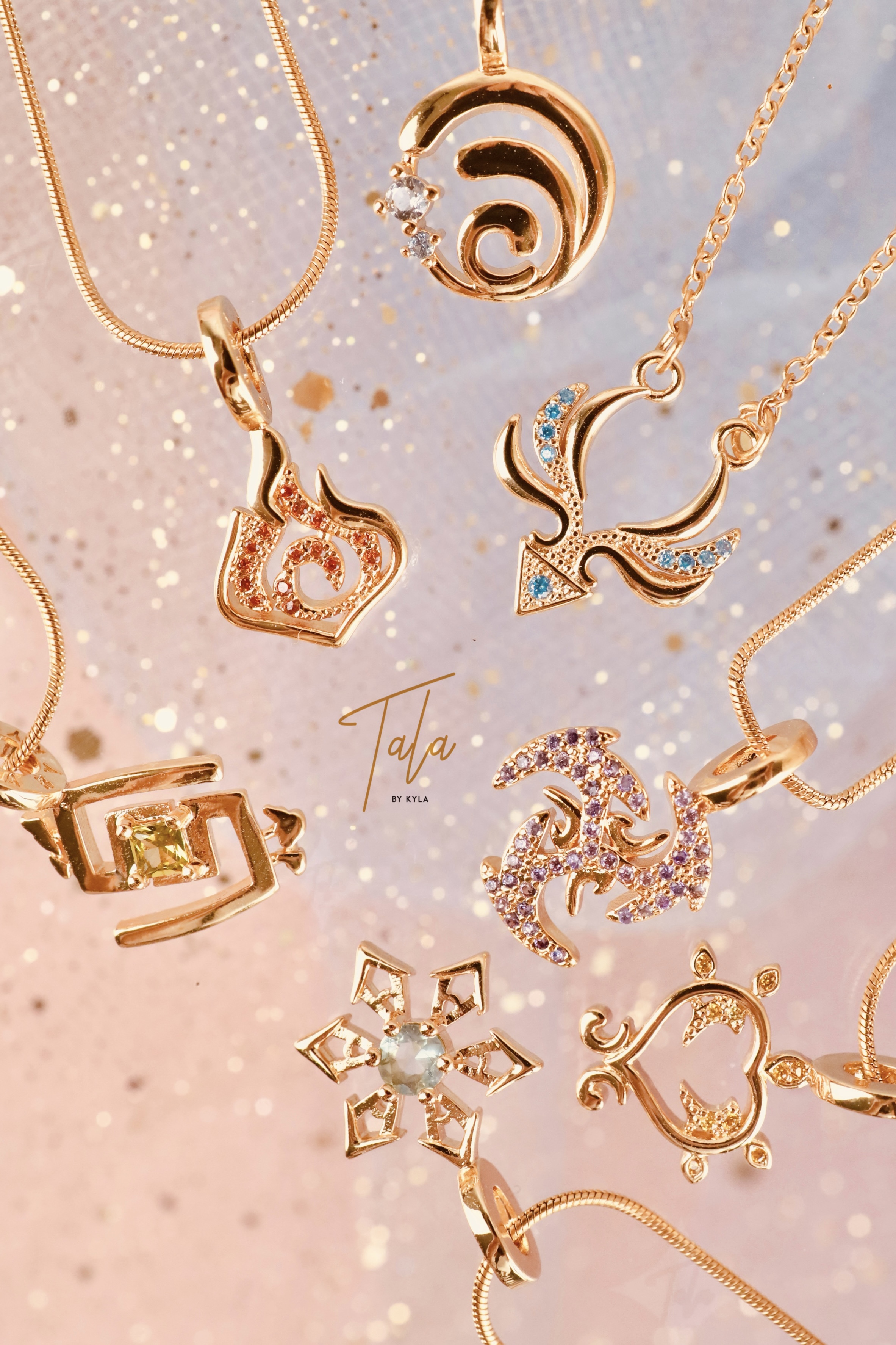 Tala by Kyla Genshin Impact Inspired Collection COMPLETE SET Plus FREE Premium Jewelry Box