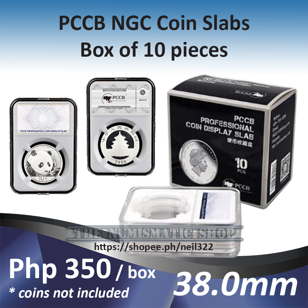 PCCB Standard Coin Slabs for NGCGraded Coins 38.0mm 10 pieces