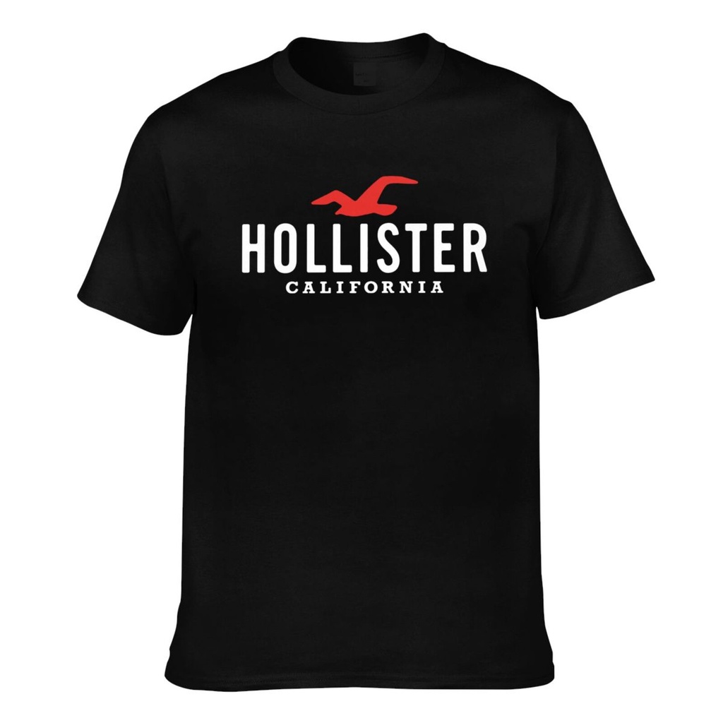Fashion Hollister California Hot Sale Men Pure Cotton T-Shirt