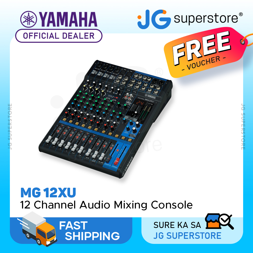 Yamaha MG12XU 12Channel Audio Mixer with 24 Built In SPX Effects, 3
