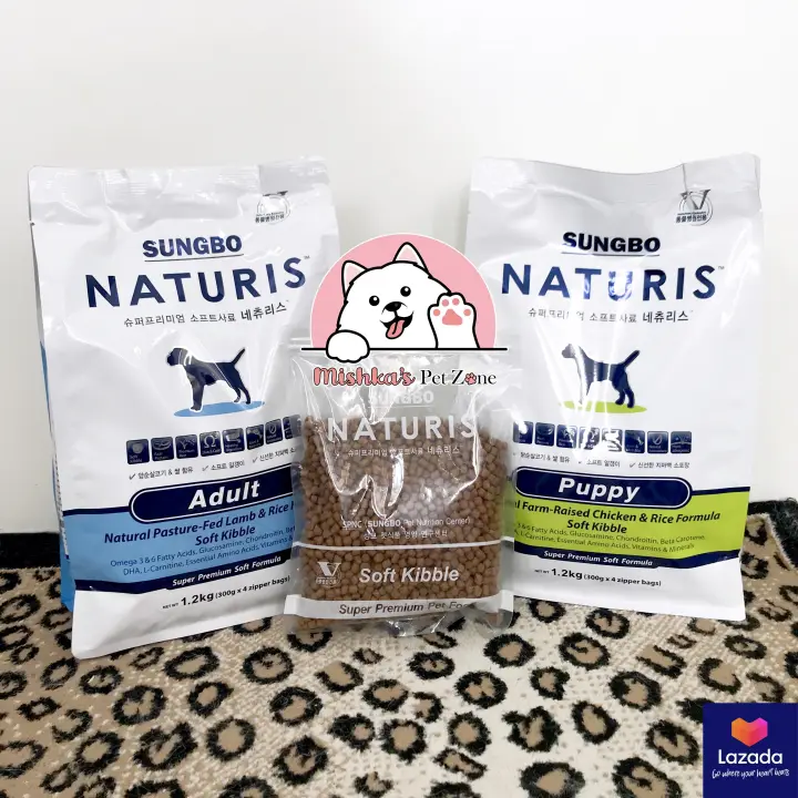 300g Spnc Sungbo Naturis Dog Food Soft Kibble Super Premium For Infant Puppy Or Adult Lazada Ph