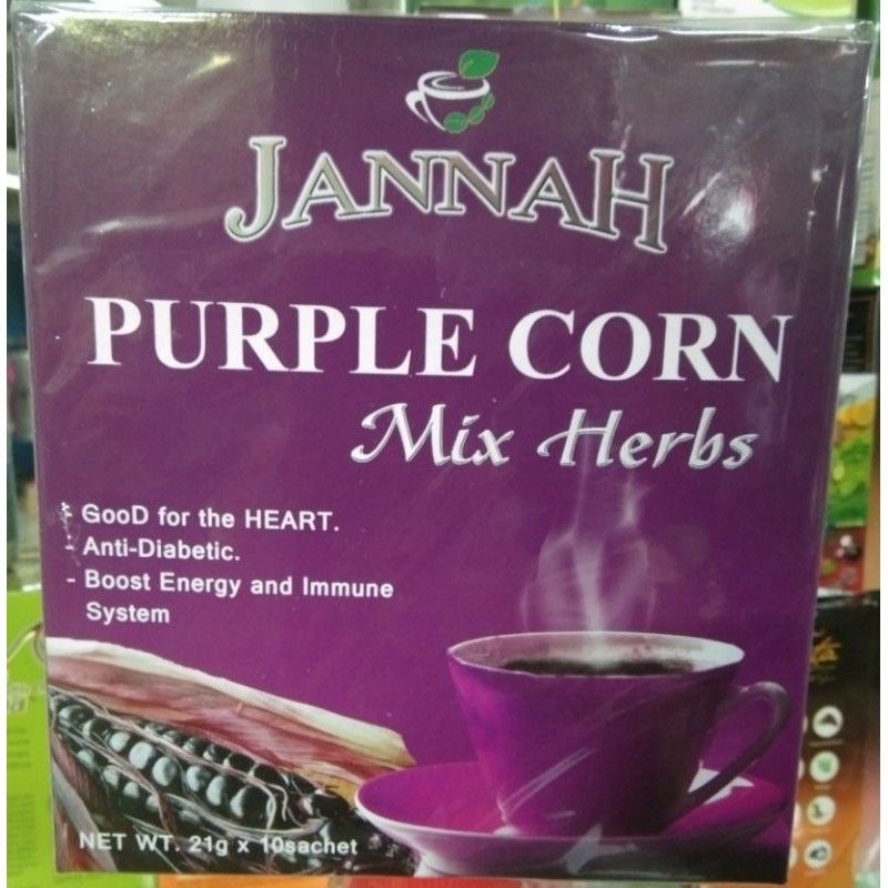 PURPLE CORN MIX HERBS 10 sachet per box Lazada PH