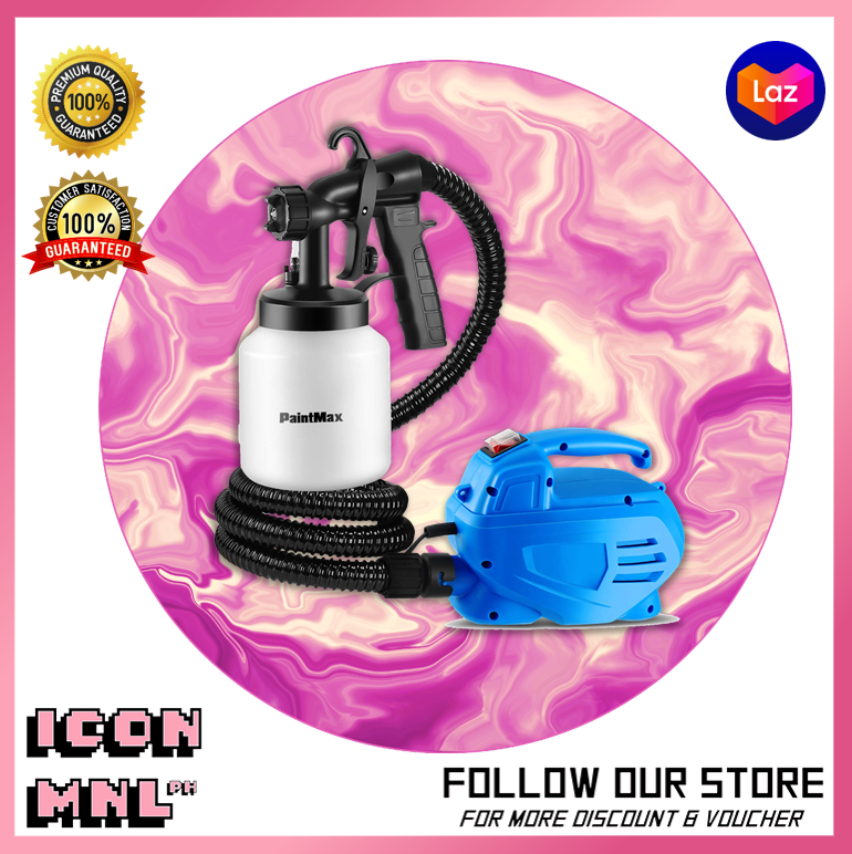 {Icon Mnl Ph} Paint Zoom Handheld Electric Spray Gun Kit, Paint Zoom