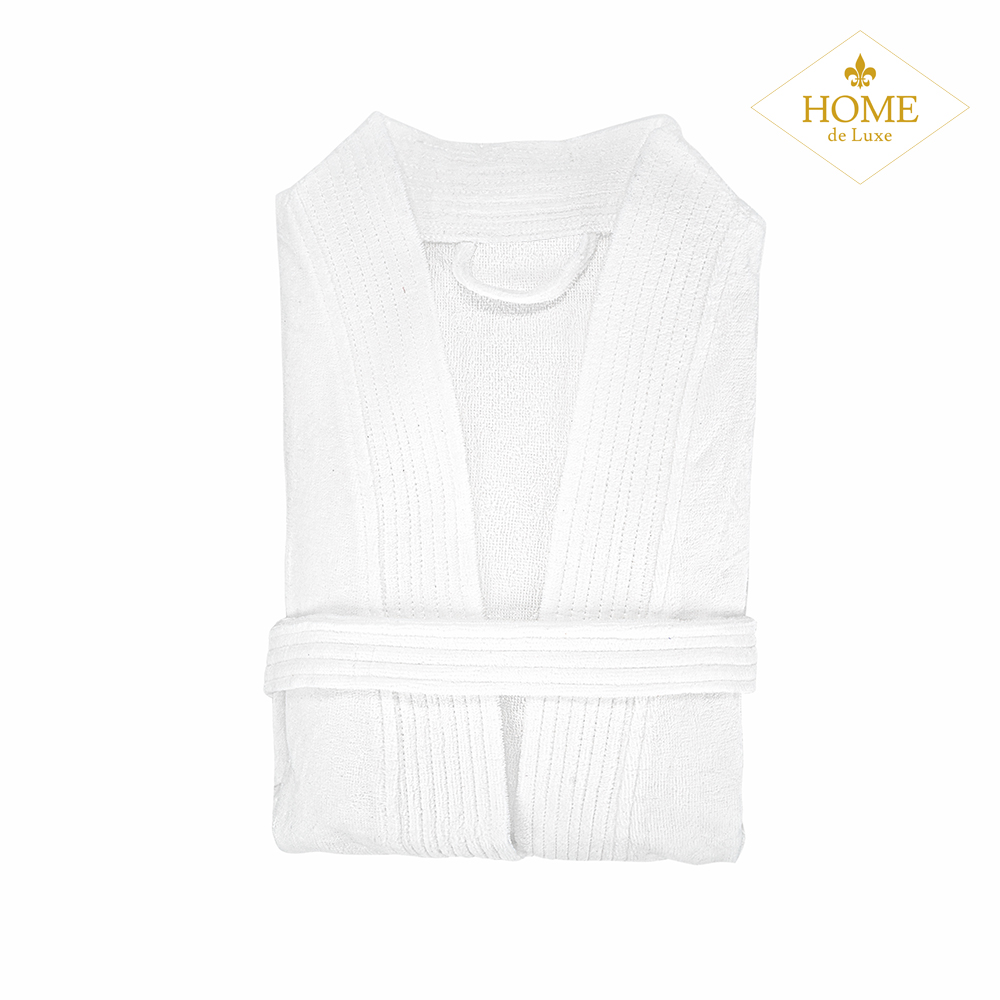 [Terry Cotton Bath Robe] Home de Luxe Terry Cotton Bath Robe 35"L & 43