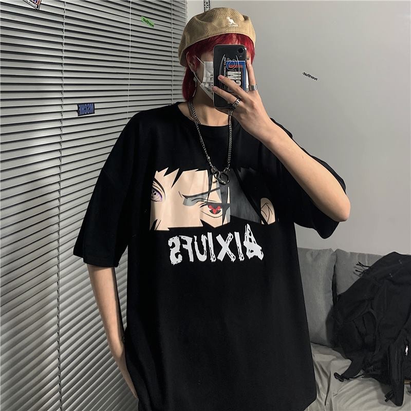 Naruto Printed Overruns Tshirt For Men 