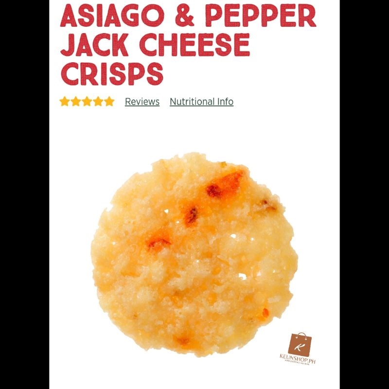 Wattyz Whisps Asiago Pepper Jack Cheese Crisps 60g Lazada PH