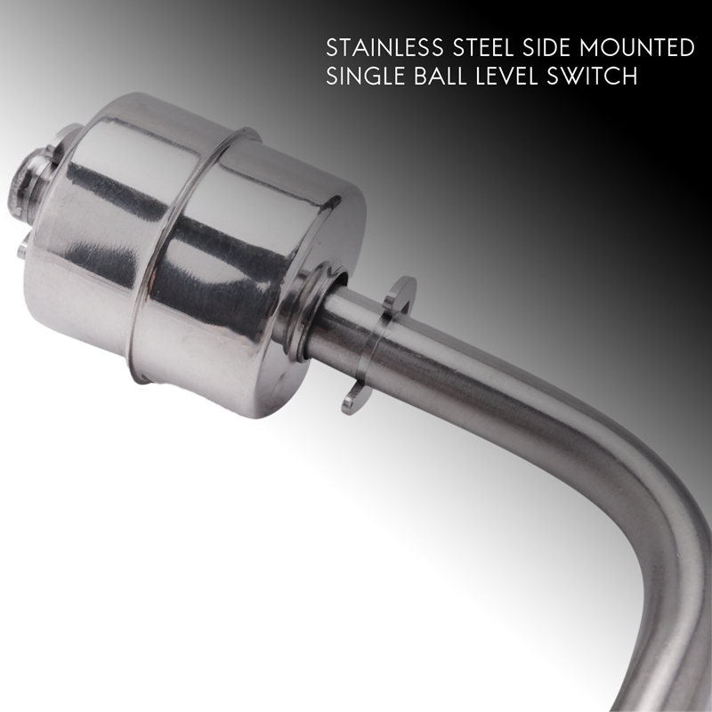 High Temperature Stainless Steel Side Mounted Single Float Switch Water Level Liquid Level Oil Level Controller Sensor