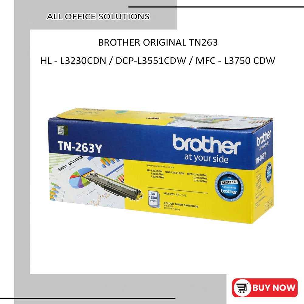 Brother 2,300 pages Yellow toner (DCP-L3510DW,DCP-L3551DW, MFC-L3750CDW), TN-277Y, AYOUB COMPUTERS