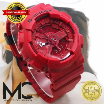 g shock ga 110 red