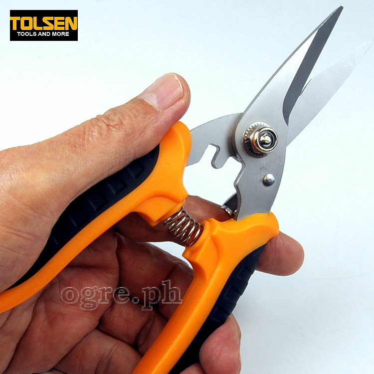 Tolsen 30042 Multi-Purpose Spring Loaded Scissors 180mm (7”)