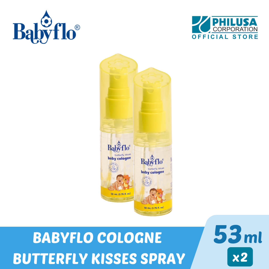 Babyflo Baby Cologne Butterfly Kisses 53mL Spray x Lazada