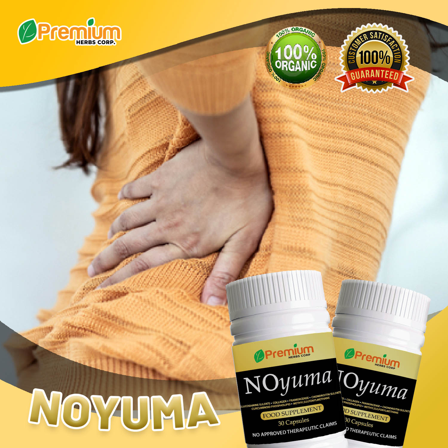 🔥100 ORIGINAL 1 BOTTLE NOYUMA FOOD SUPPLEMENT for Arthritis Rayuma