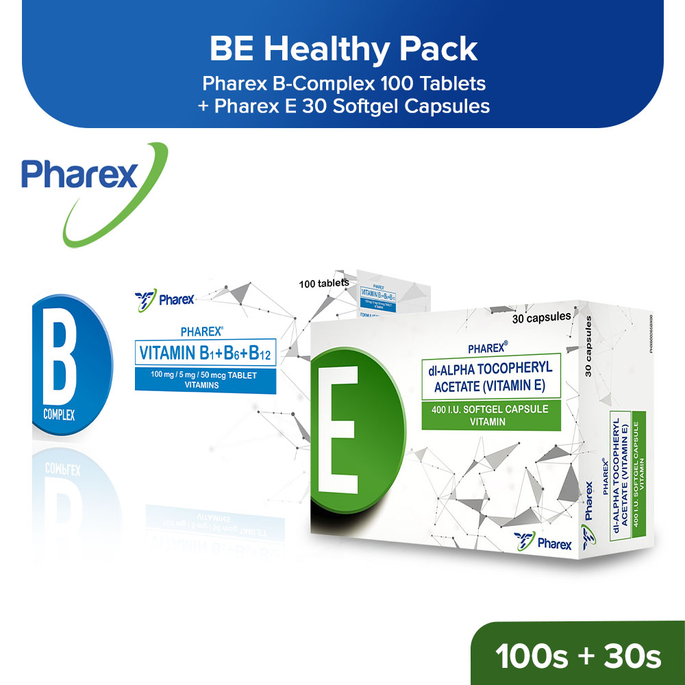 Bundle Pharex 100 Tablets + Pharex E 30 Softgel Capsules (BE